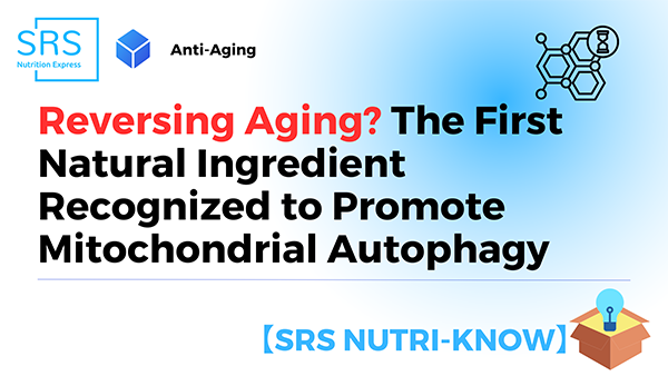 Reversing Aging The First Natural Ingredient Recognized to Promote Mitochondrial Autophagy